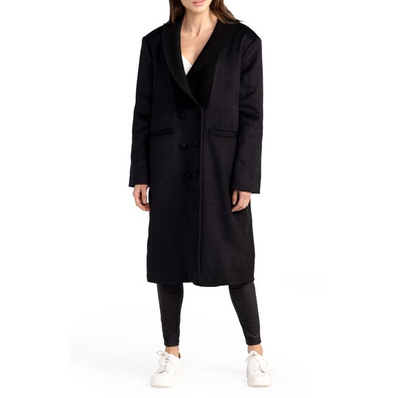 Belle & Bloom Jackets & Blazers - 🆕BELLE & BLOOM After Party Quilt Lined Shawl Collar Wool Blend Coat Small